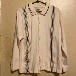 Badge Vintage Button Down sweater sz. L
